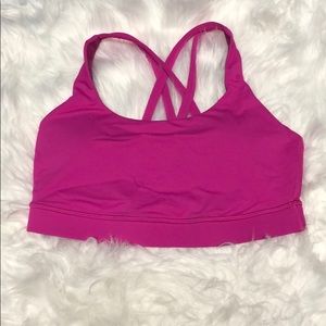 Lululemon pink sport bra